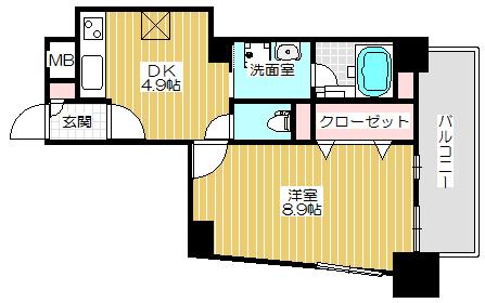 willDo南森町（601） 間取り図画像