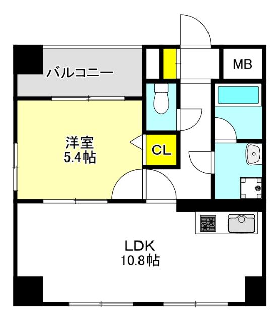 エグゼ大阪城南（201） 間取り図画像