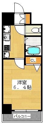 エステムコート梅田天神橋リバーフロント 間取り図画像