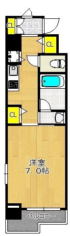 エイペックス梅田東Ⅱ（506） 間取り図画像