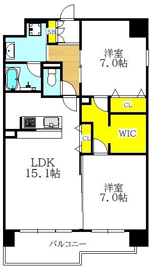 クレリア新深江（103） 間取り図画像