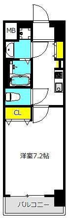 レオンコンフォート天神橋（304） 間取り図画像