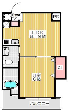 サクセス天神橋フロント（501） 間取り図画像