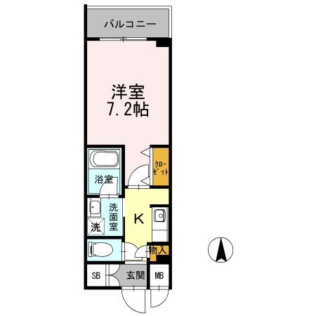カスタリア堺筋本町（0606） 間取り図画像