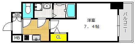アプリーレ中之島（302） 間取り図画像