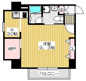 willDo南森町（503） 間取り図画像