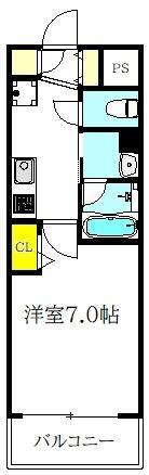 大阪市東成区玉津マンション 間取り図画像