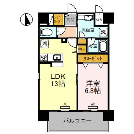 幸court森ノ宮 間取り図画像