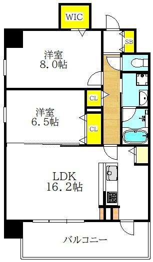 クレリア新深江（101） 間取り図画像