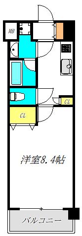 グランカーサ梅田北（606） 間取り図画像