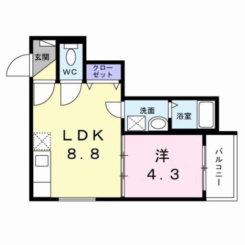 グラン　シーズン２（304） 間取り図画像