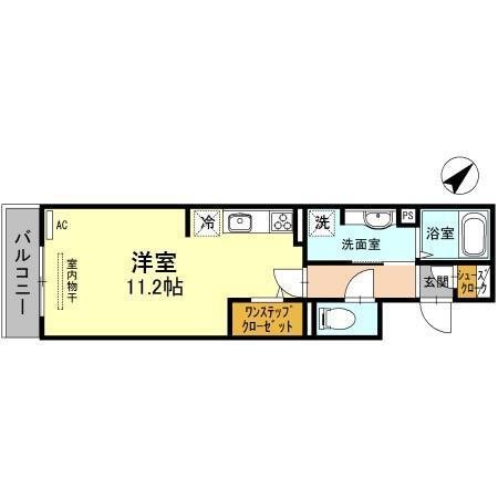 モメント　ブリーシュフル（302） 間取り図画像