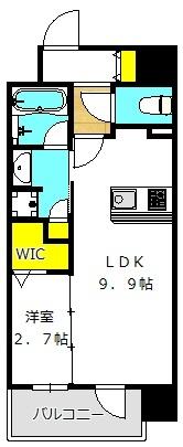 コンフォリア・リヴ南森町Q 間取り図画像