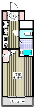 エスリード東天満第2 間取り図画像