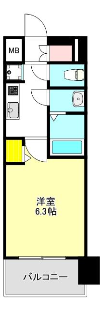 プレサンス緑橋ソレアス 間取り図画像