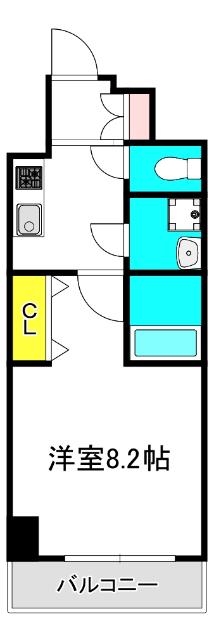 セオリー大阪パーチェ 間取り図画像