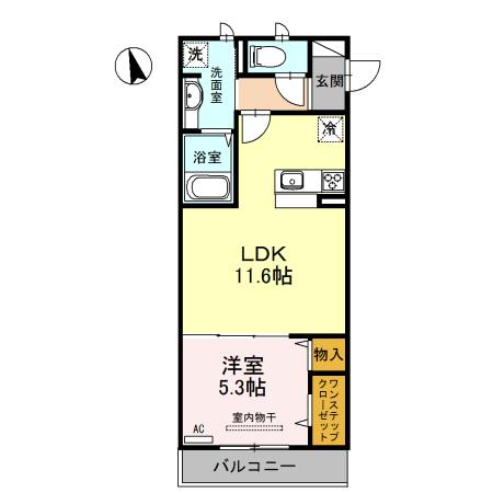 Hale　Kanani（303） 間取り図画像