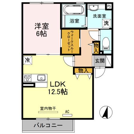 ラフィーネ徳庵（205） 間取り図画像