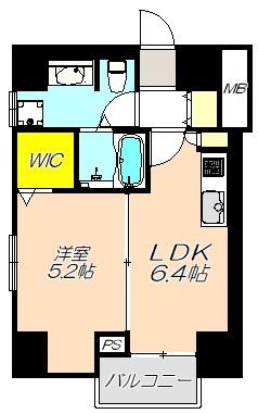 プレサンスNEO中之島公園 間取り図画像