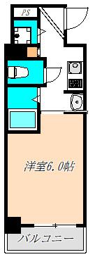 セイワパレス玉造駅上（401） 間取り図画像