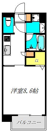 フォレストグレイス深江橋Ⅱ（1103） 間取り図画像