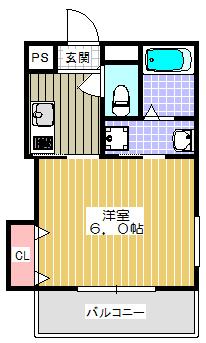 シャトートレイユ（801） 間取り図画像