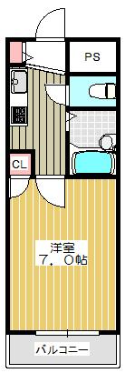 メゾンコウエイ（303） 間取り図画像