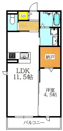 クレールメゾン城東（301） 間取り図画像