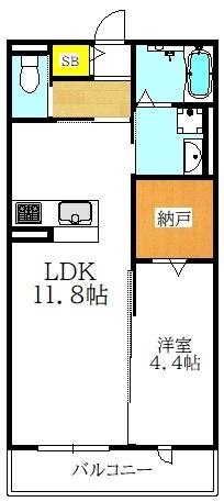 クレールメゾン城東（303） 間取り図画像