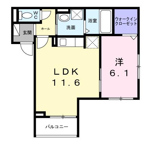 赤川４丁目アパート（302） 間取り図画像
