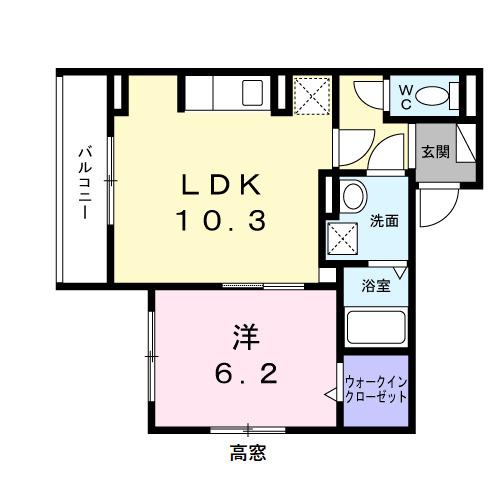 赤川４丁目アパート（301） 間取り図画像