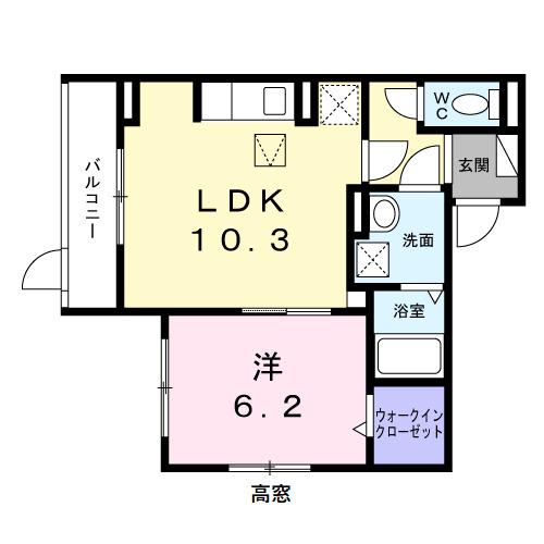 赤川４丁目アパート（101） 間取り図画像