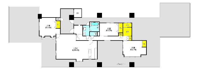 アーバンライフ大宮（801） 間取り図画像