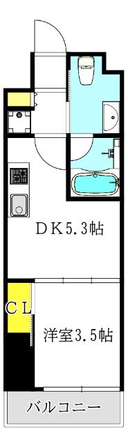 ザ・パークハビオ同心プレイス（903） 間取り図画像
