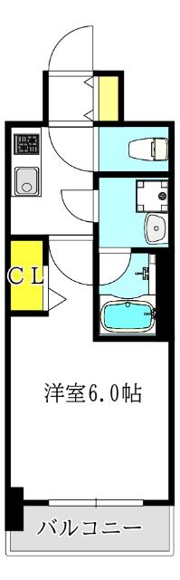 エスリードレジデンス梅田グランゲート（403） 間取り図画像