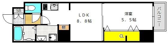 CIFI大阪天満（601） 間取り図画像