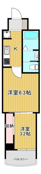 セレニテ梅田ルフレ（402） 間取り図画像