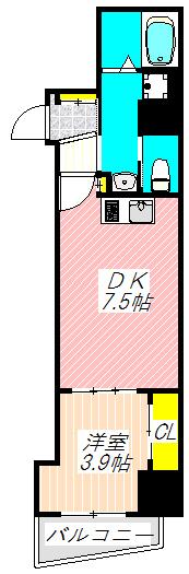 セレニテ梅田EST（301） 間取り図画像