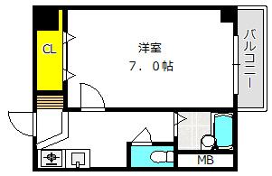 メゾンコウエイ（1101） 間取り図画像