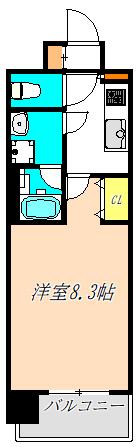 ララプレイス森ノ宮ベーネ（403） 間取り図画像