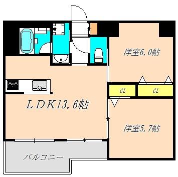 Dios城東 間取り図画像
