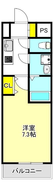 プロシード深江橋（703） 間取り図画像