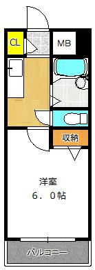 天満グリーン土井マンション 間取り図画像