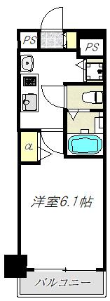 プレサンス大阪城公園パークプレイス（1001） 間取り図画像
