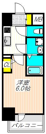 エスリード天六ラグジェ 間取り図画像