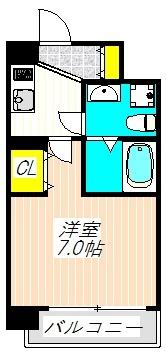 ALZA東天満 間取り図画像