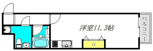 扇町第２マンション（302） 間取り図画像