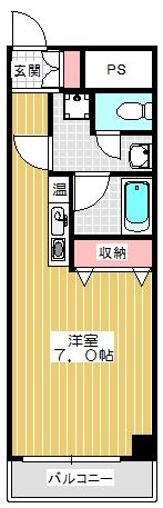 大阪市北区菅原町マンション 間取り図画像