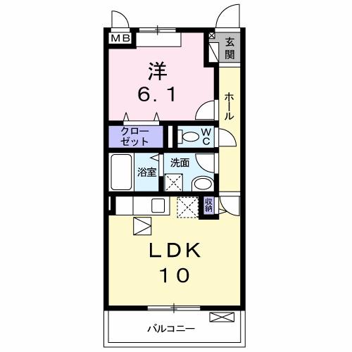 インペリアルライフ（102） 間取り図画像