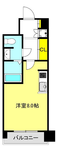 大阪市東成区大今里西マンション 間取り図画像